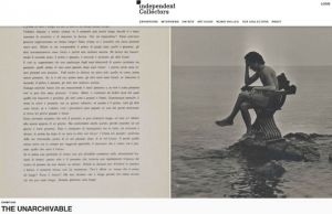 The Unarchivable is featured on Independent Collectors